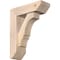 Ekena Millwork Balboa Slat Smooth Bracket w/ Offset Brace, Douglas Fir, 5 1/2"W x 16"D x 20"H BKT0604X16X20BOA06SDF - alternate 1
